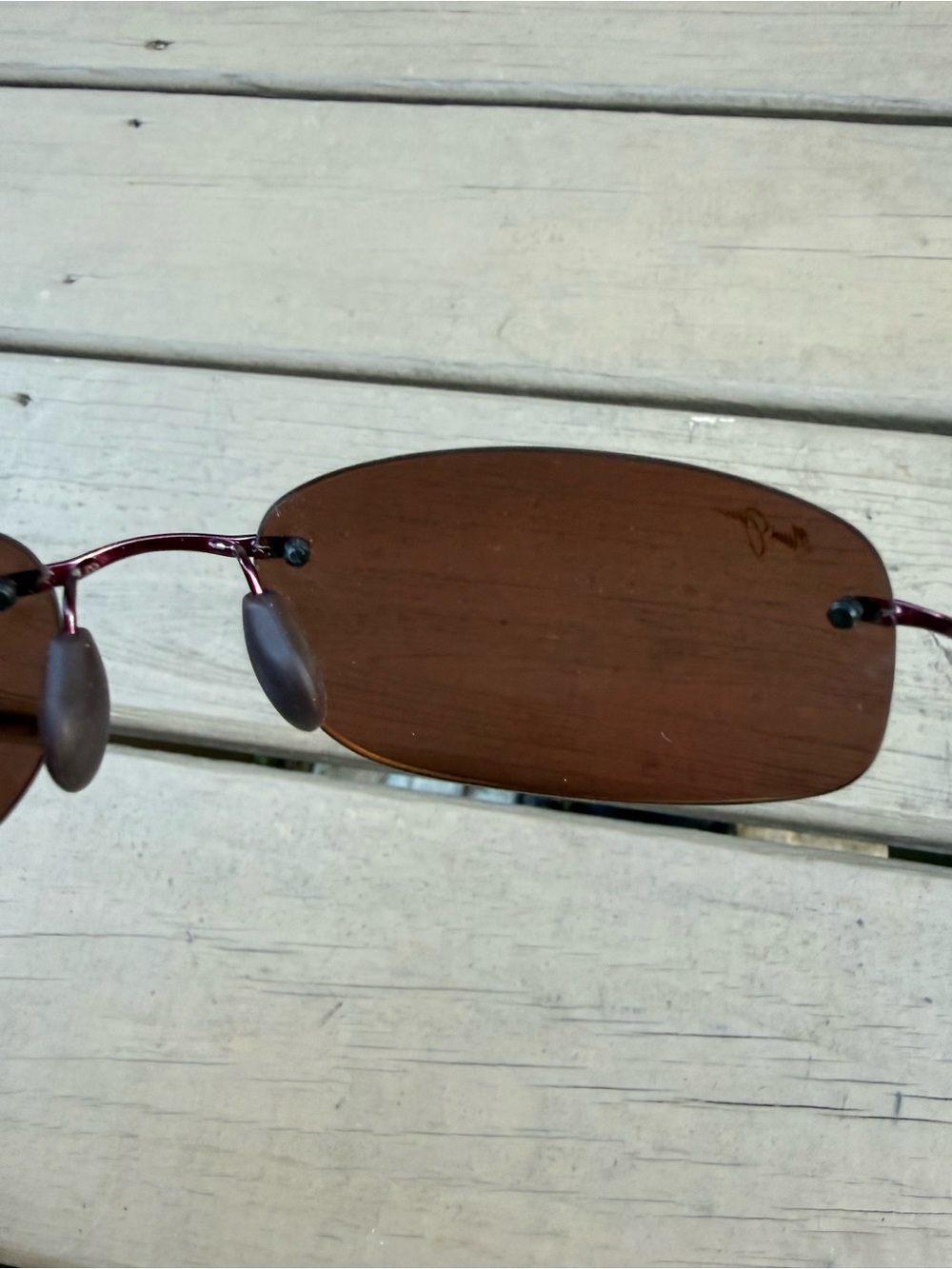 Maui Jim Honolua Bay MJ-516-02 rimless polarized sunglasses - Picture 15 of 16